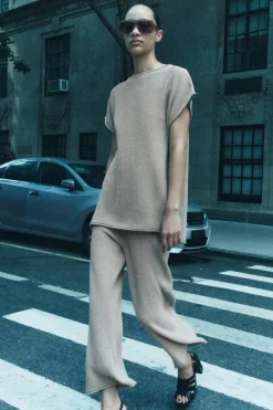 Sale TOP PUNTO ACABADOS VUELTA Mujer Cárdigan / Jerséis|Punto