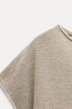 Sale TOP PUNTO ACABADOS VUELTA Mujer Cárdigan / Jerséis|Punto