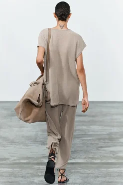 Sale TOP PUNTO ACABADOS VUELTA Mujer Cárdigan / Jerséis|Punto