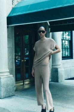 Sale TOP PUNTO ACABADOS VUELTA Mujer Cárdigan / Jerséis|Punto