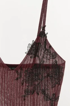 Fashion TOP PUNTO BORDADOS Mujer Tops / Bodies|Lenceria