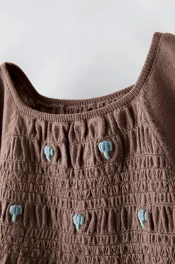 Niños ZARA 1½ - 6 Años·Punto|1½ - 6 Años·Camisetas<TOP PUNTO BORDADOS NIDO ABEJA