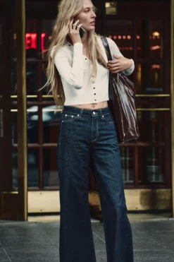 Outlet TOP PUNTO BOTONES DORADOS Mujer Cárdigan / Jerséis|Punto