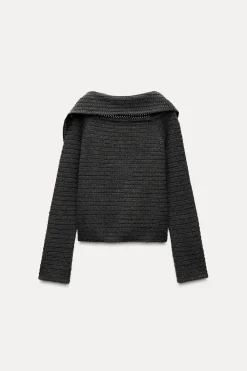 Hot TOP PUNTO BOTONES LATERALES Mujer Cárdigan / Jerséis|Punto