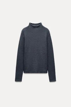 Fashion TOP PUNTO CUELLO PERKINS Mujer Cárdigan / Jerséis|Punto