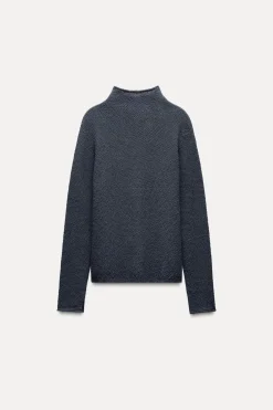 Fashion TOP PUNTO CUELLO PERKINS Mujer Cárdigan / Jerséis|Punto