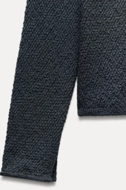 Fashion TOP PUNTO CUELLO PERKINS Mujer Cárdigan / Jerséis|Punto