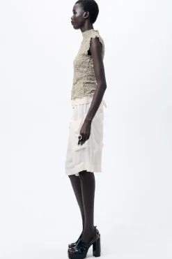 Best TOP PUNTO EFECTO ARRUGADO Mujer Cárdigan / Jerséis|Punto