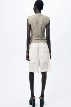 Best TOP PUNTO EFECTO ARRUGADO Mujer Cárdigan / Jerséis|Punto