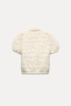 Sale TOP PUNTO ENCAJE LENTEJUELAS Mujer Cárdigan / Jerséis|Punto