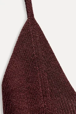 Online TOP PUNTO ESCOTE PICO Mujer Cárdigan / Jerséis|Punto