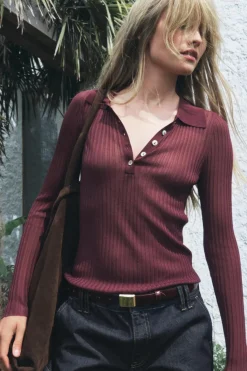 Hot TOP PUNTO FINO CANALÉ Mujer Cárdigan / Jerséis|Punto