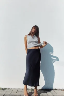 Sale TOP PUNTO FINO HILO METALIZADO Mujer Cárdigan / Jerséis|Punto