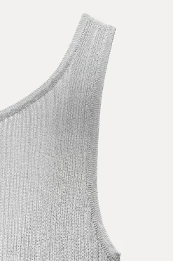 Sale TOP PUNTO FINO HILO METALIZADO Mujer Cárdigan / Jerséis|Punto