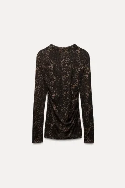 Online TOP PUNTO FINO JACQUARD ANIMAL Mujer Cárdigan / Jerséis|Punto