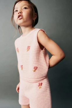 Niños ZARA 1½ - 6 Años·Punto|1½ - 6 Años·Camisetas<TOP PUNTO FLORES