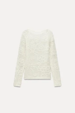 Discount TOP PUNTO FLORES Mujer Cárdigan / Jerséis|Punto