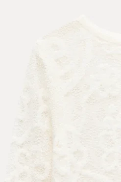 Discount TOP PUNTO FLORES Mujer Cárdigan / Jerséis|Punto