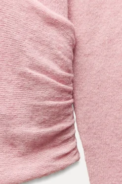 Fashion TOP PUNTO FLORES Mujer Cárdigan / Jerséis|Punto