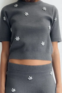 Hot TOP PUNTO JOYAS Mujer Cárdigan / Jerséis|Punto