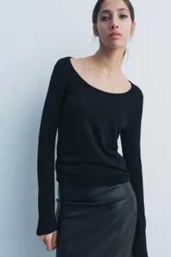 Sale TOP PUNTO LISO Mujer Cárdigan / Jerséis|Punto