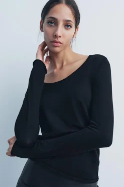 Sale TOP PUNTO LISO Mujer Cárdigan / Jerséis|Punto