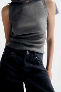 Outlet TOP PUNTO LISO Mujer Cárdigan / Jerséis|Punto