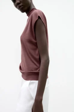 Best TOP PUNTO LISO MANGA SISA Mujer Cárdigan / Jerséis|Punto