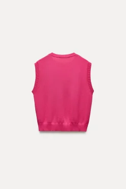 Discount TOP PUNTO LISO RIB Mujer Cárdigan / Jerséis|Punto