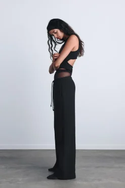 Best TOP RIB ABERTURA ESPALDA Mujer Tops / Bodies|Sudaderas / Joggers