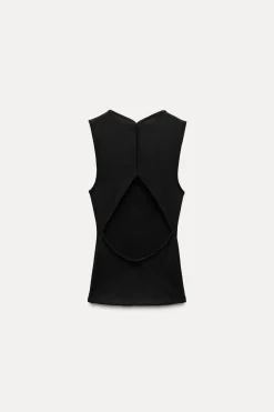 Best TOP RIB ABERTURA ESPALDA Mujer Tops / Bodies|Sudaderas / Joggers