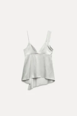 Best TOP SATINADO ASIMÉTRICO Mujer Tops / Bodies