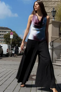 Sale TOP SATINADO DRAPEADO TIE DYE Mujer Tops / Bodies