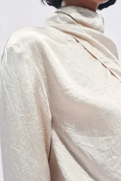 Sale TOP SATINADO DRAPEADO ZW COLLECTION Mujer Tops / Bodies