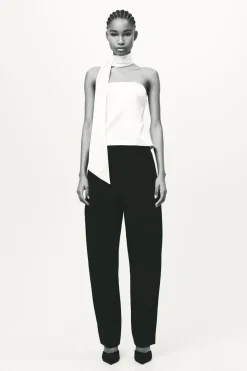 Outlet TOP SATINADO FOULARD Mujer Tops / Bodies