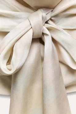 Fashion TOP SATINADO HALTER DRAPEADO Mujer Tops / Bodies