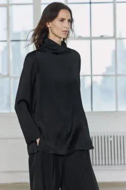 Outlet TOP SATINADO ZW COLLECTION Mujer Tops / Bodies