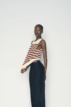 Outlet TOP SISA PUNTO BOTONES DORADOS Mujer Tops / Bodies