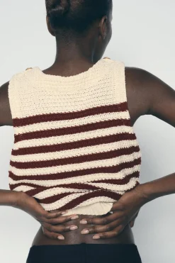 Outlet TOP SISA PUNTO BOTONES DORADOS Mujer Tops / Bodies