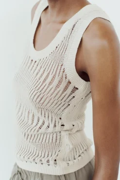 Discount TOP SISA PUNTO HILO METALIZADO Mujer Cárdigan / Jerséis|Punto