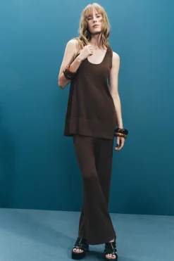 Hot TOP SISA PUNTO LISO Mujer Cárdigan / Jerséis|Punto