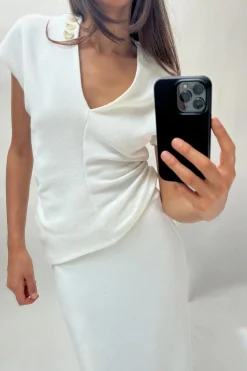 Outlet TOP SOFT PIQUÉ Mujer Tops / Bodies