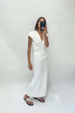 Outlet TOP SOFT PIQUÉ Mujer Tops / Bodies