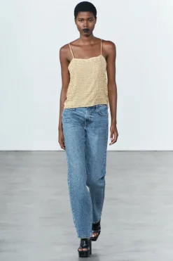 Outlet TOP TACHAS ZW COLLECTION Mujer Tops / Bodies