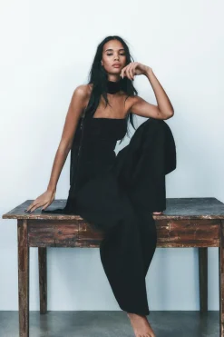 Hot TOP TERCIOPELO FOULARD Mujer Tops / Bodies