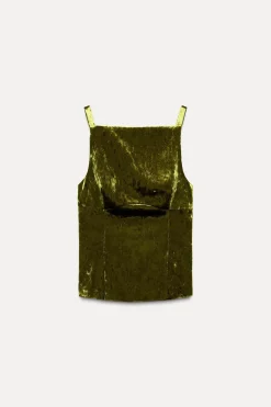 Sale TOP TERCIOPELO LAZOS Mujer Tops / Bodies