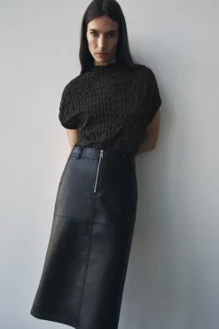 Hot TOP TEXTURA HILO METALIZADO Mujer Tops / Bodies