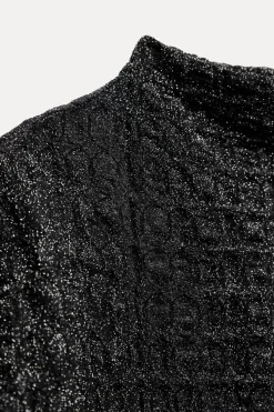 Hot TOP TEXTURA HILO METALIZADO Mujer Tops / Bodies