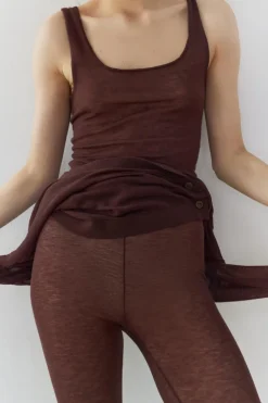 Hot TOP TIRANTES LANA 100% Mujer Tops / Bodies