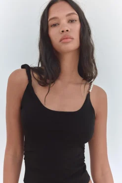 New TOP TIRANTES PUNTO BOLAS Mujer Cárdigan / Jerséis|Punto